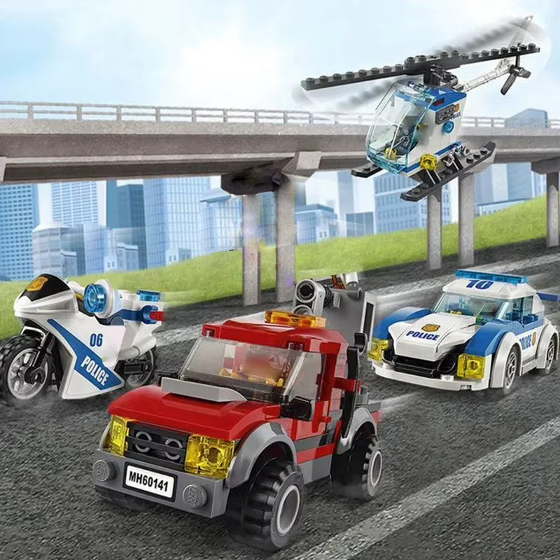 LEGO City Series General Bureau of Police Polizeiauto Hubschrauber, Bausteine, ab 6 Jahren - Bild 5