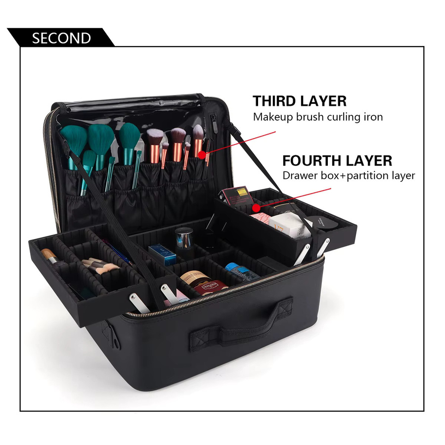 BARBERTOP Kosmetiktasche, wasserdicht, Unisex - Bild 2