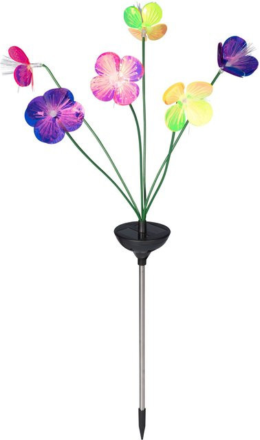 Solar-LED-Gartenstecker Blume Solithia - Bild 1