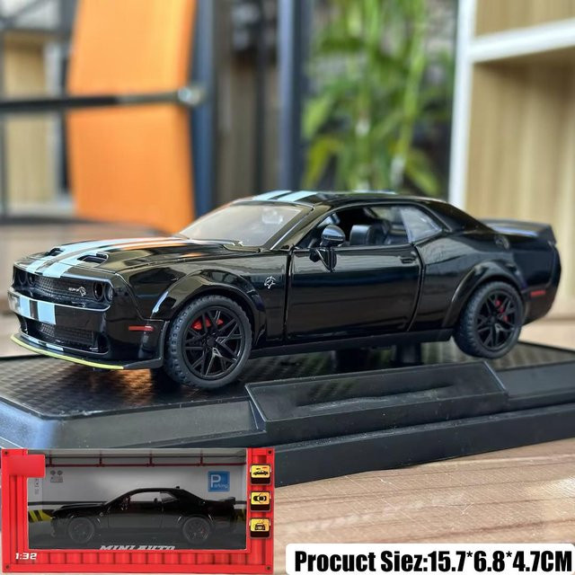 Linyi Toy Car Dodge Challenger Srt Hellcat Redeye, Modellauto, 1:32, Metall, ab 14 Jahren - Bild 1