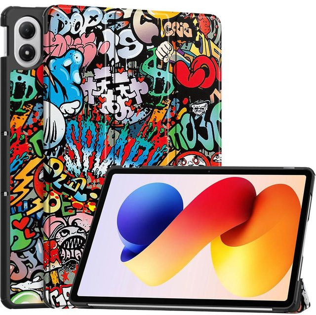Xiaomi Schutzhülle für Redmi Pad 2 Pro 12,1 Zoll mit faltbarem Flip-Ständer und Auto-Sleep Funktion in Multicolour - Bild 1