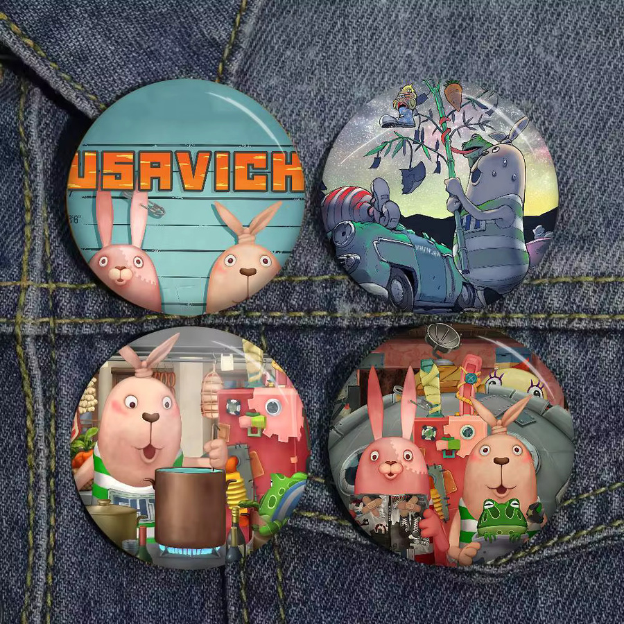 USAVICH Brosche, Cartoon Anime, Unisex - Bild 2