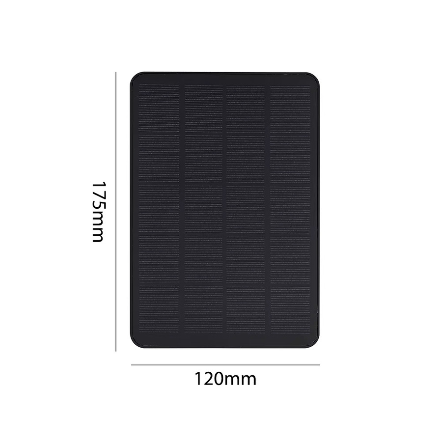 ieGeek Solarpanel-Kit für Outdoor Wireless Security Cameras, 10W 5V Wasserdichtes Solarladegerät mit DC5521 und USB-C Anschluss, Weiß - Bild 6