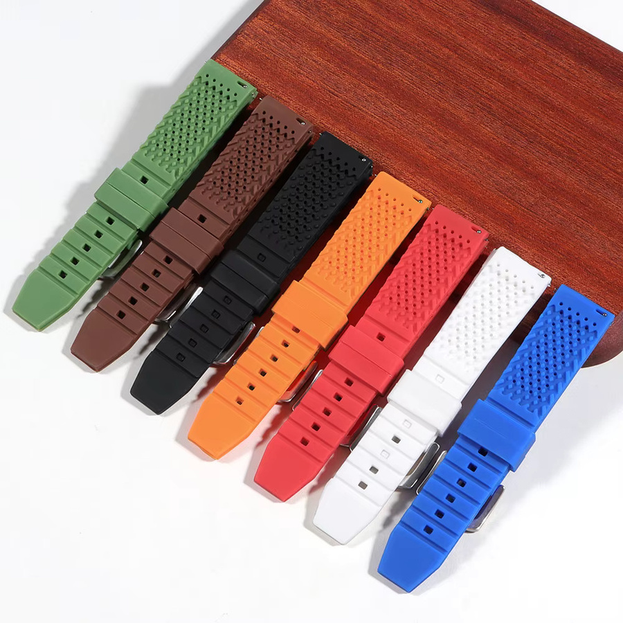 Uhrenarmband Silikon, Unisex, Bunt - Bild 5