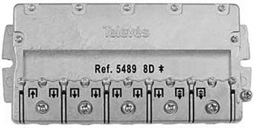 Televes EFV 8 SAT-Verteiler in Silber - Bild 1