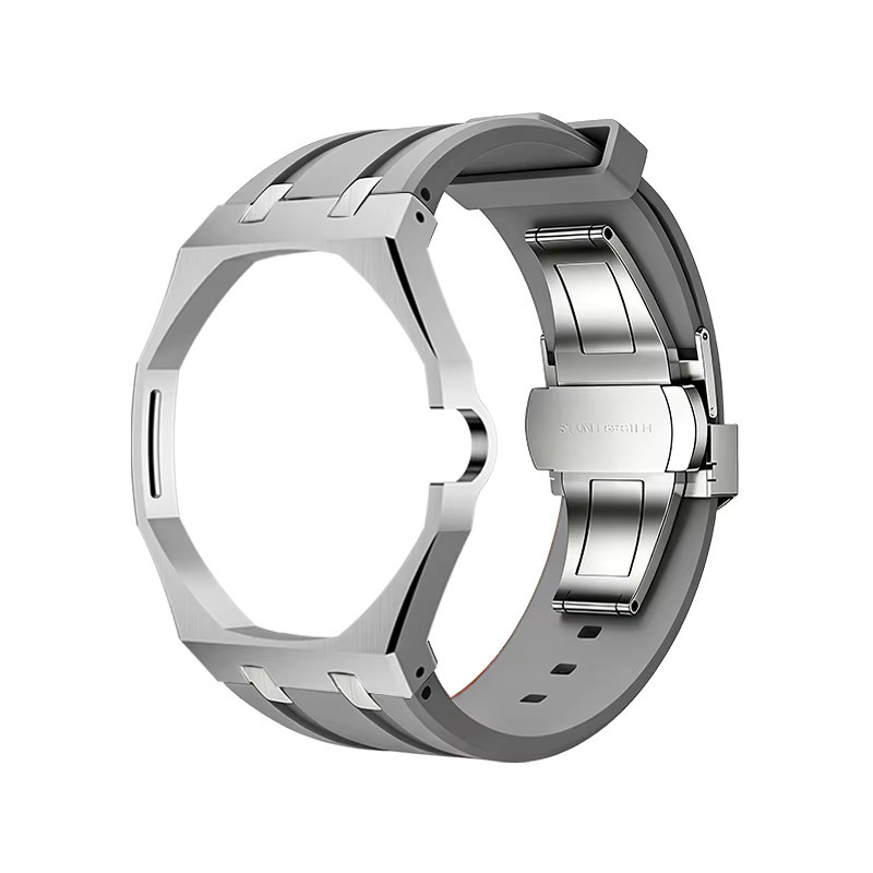 soul cool Modifikationsset Edelstahl, Silikonarmband, Silber, Unisex - Bild 2