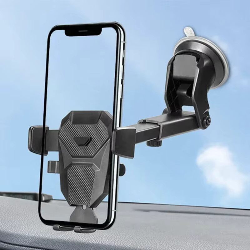 QUERPXAF Autotelefonhalterung mit Saugnapf für GPS und Smartphones in Schwarz - Bild 6