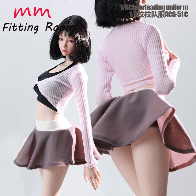TBLeague ACG-51 Yoga-Anzug Cheerleading-Kurzrock-Modell, 1/6 Maßstab, Zubehör - Bild 1
