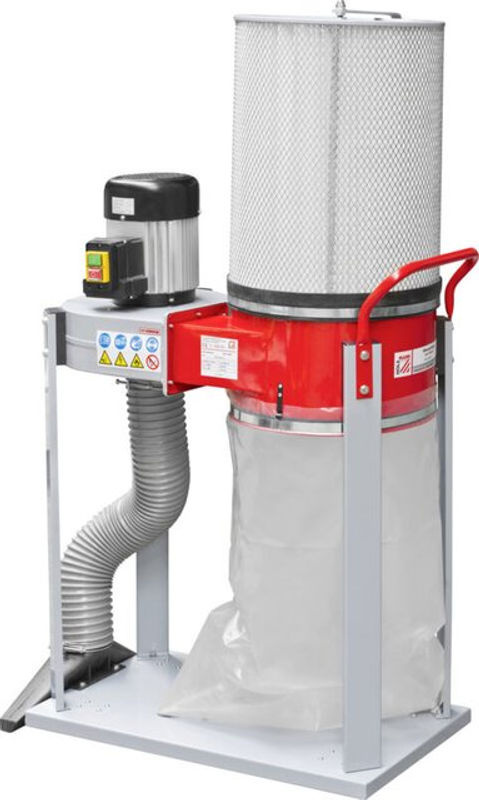 Holzmann Absauganlage ABS1500FF in Grau mit 850 W und 60 l Behältervolumen - Bild 2