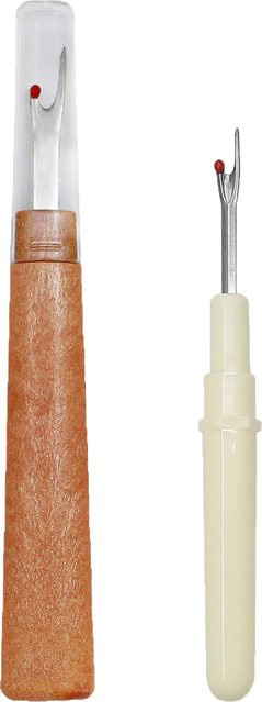 OZXHIXU Nahttrenner und Fadenentferner Set aus Kunststoff, 2 Stück Nähwerkzeuge für DIY-Bastelarbeiten und Nähzubehör - Bild 1