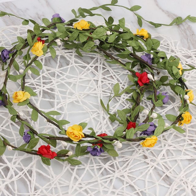 Braut Kopfschmuck Girlande Stirnbänder - Bild 1