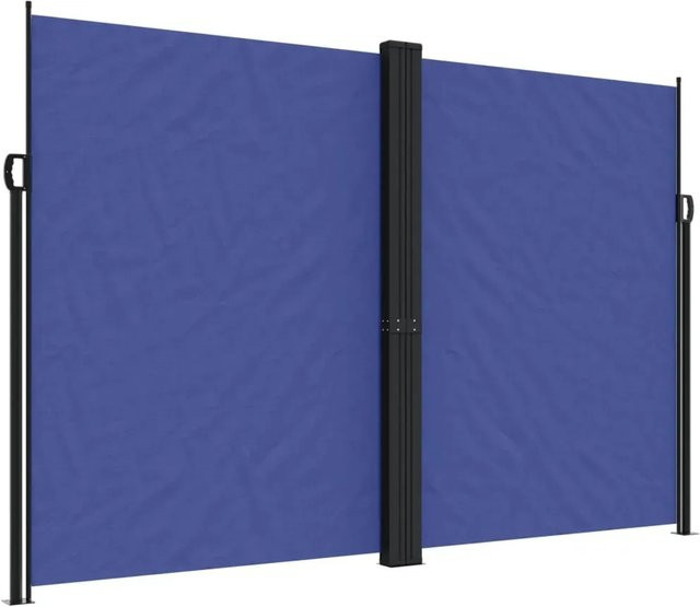 Furnicato Seitenmarkise ausziehbar Blau aus Polyester B: 1000 cm, H: 220 cm - Bild 1