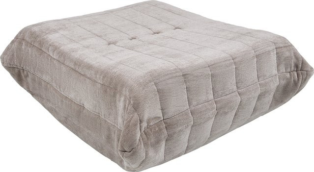 LIVARNO Indoor-Loungehocker mit Stoffbezug und PU-Schaum, B/T/H: 63,0 x 36,5 x 36,5 cm - Bild 1