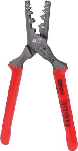 KS Tools Aderendhülsenzange Crimpzange aus Stahl in Rot für 0,5 bis 16 mm² - Bild 1