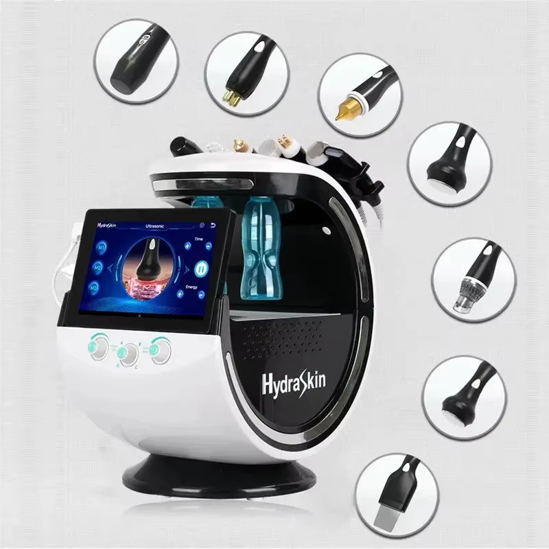 OUCEY 7 in 1 Hydro-Gesichtspflegemaschine mit Gesichtsanalyse, Schwarz - Bild 4