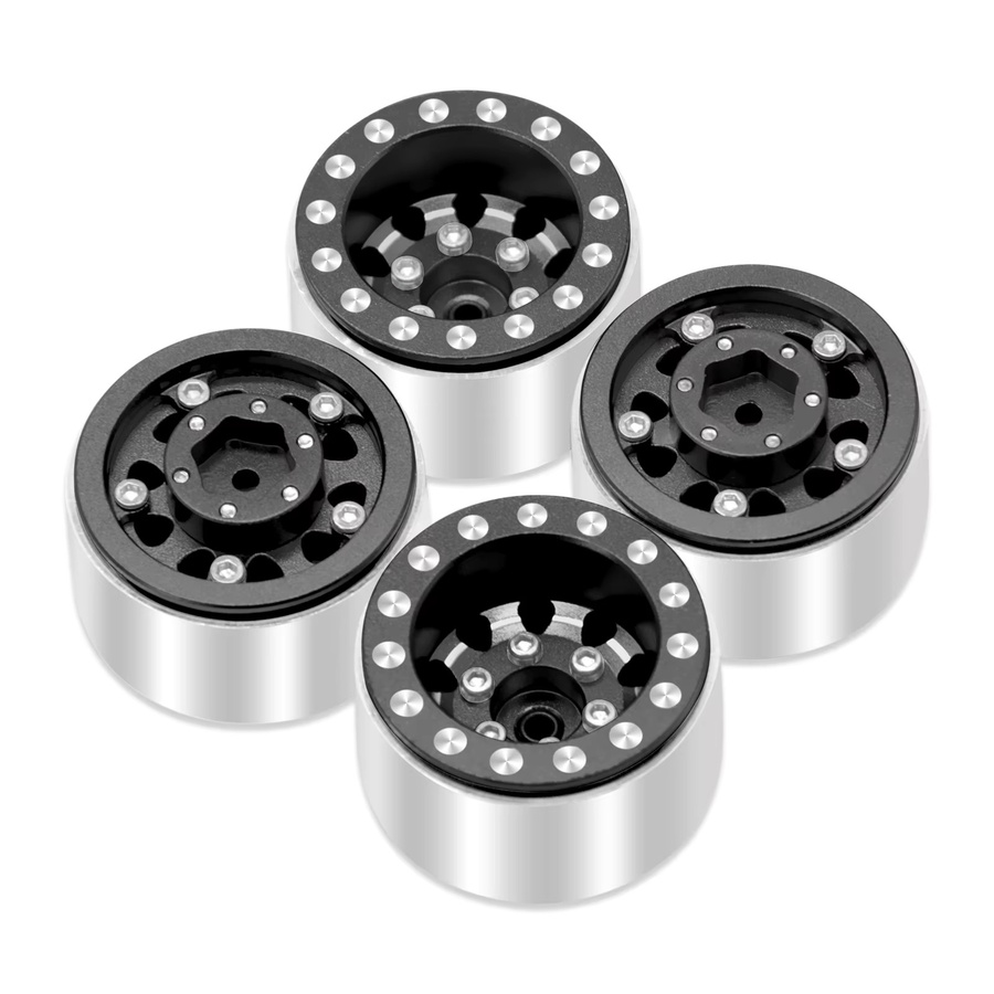 OGRC 1.0 Deep Dish Felgen Negativ versetzt 7 mm Räder, Maßstab 1:24 - Bild 3