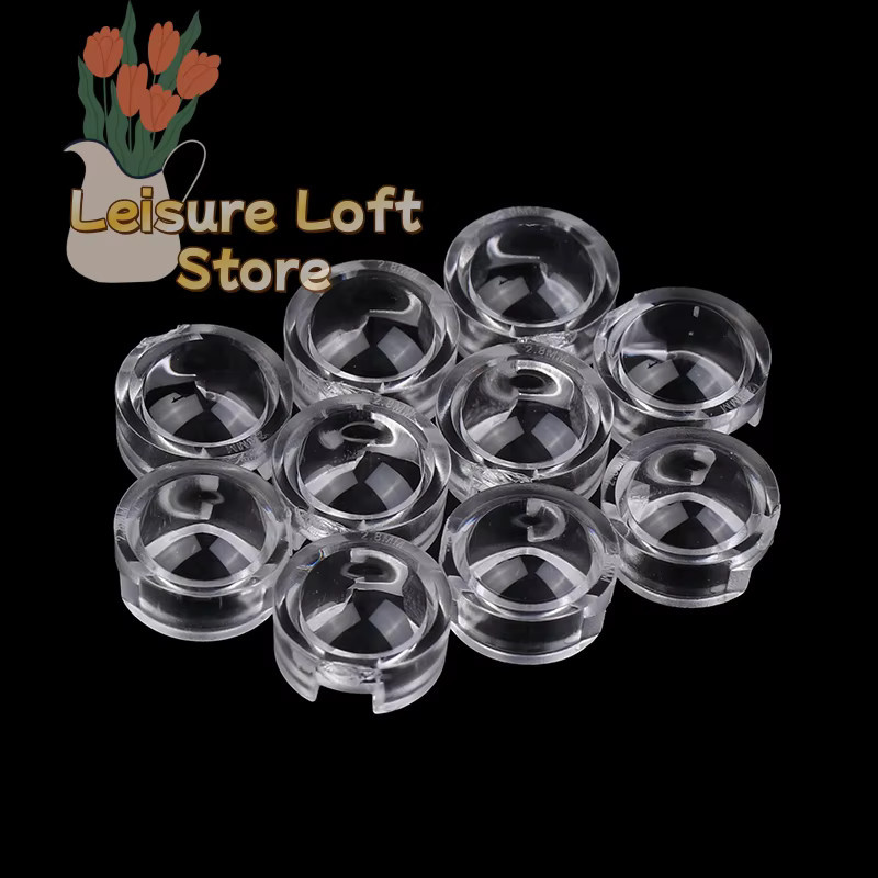 10 Stück Hochleistungs-IR-LED-Linsen-Set aus transparentem PMMA mit 13 mm Durchmesser und 15-100 Grad Abstrahlwinkel für 1W/3W/5W CCTV-Monitorleuchten - Bild 2