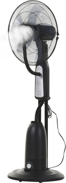 HOMCOM Standventilator mit Wasserzerstäuber in Schwarz aus Metall und Kunststoff, Höhe: 120 cm, Breite: 44,5 cm, Tiefe: 44,5 cm - Bild 1
