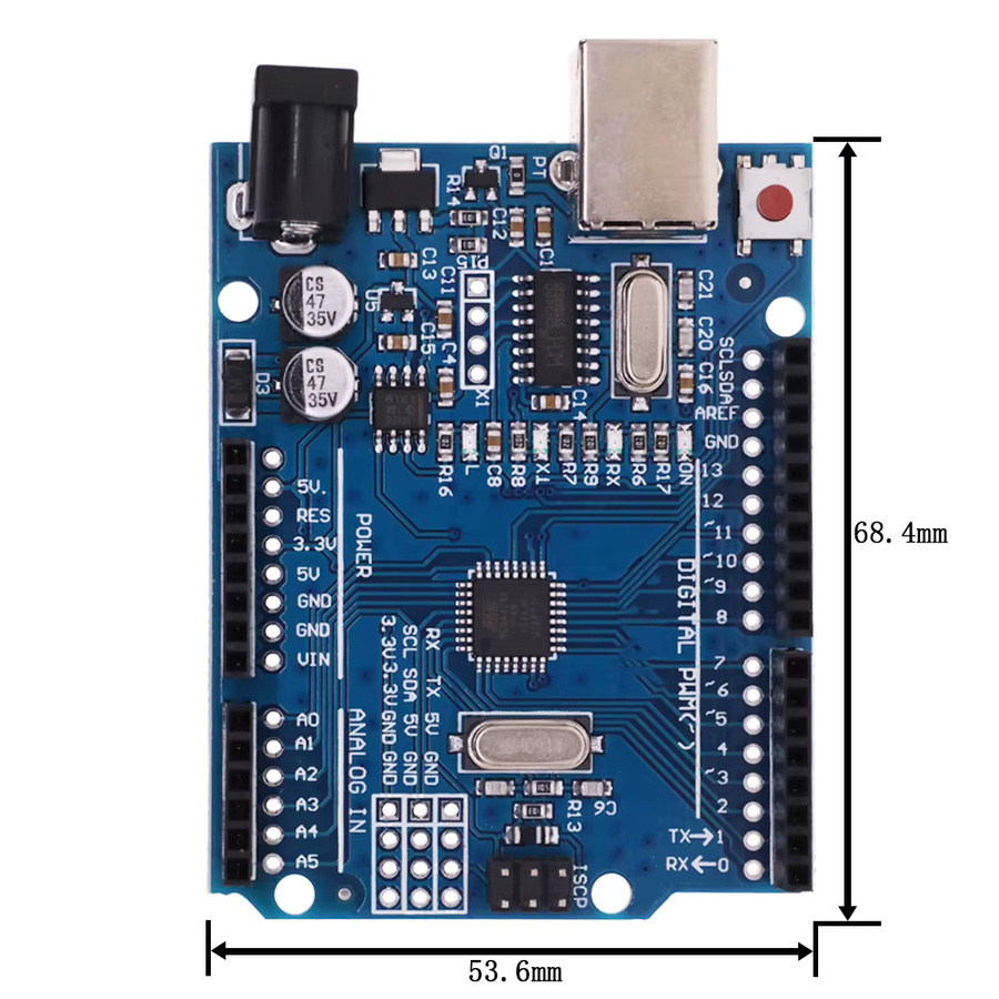 CNC Schild V3 Gravur Maschine und 3D Drucker Expansion Board mit A4988 DRV8825 AT2100 Treibern für Arduino und UNO R3 inklusive USB-Kabel in Grün - Bild 4