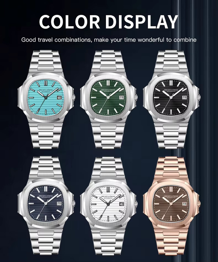 Specht&Sohne Armbanduhr, Automatik, Edelstahl, Saphirglas, Herren - Bild 2