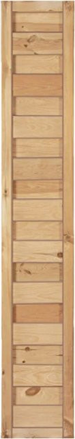 T & J Sichtschutzzaun Maxi-Massiv aus Holz in Grün, B/H: 30 x 180 cm - Bild 1