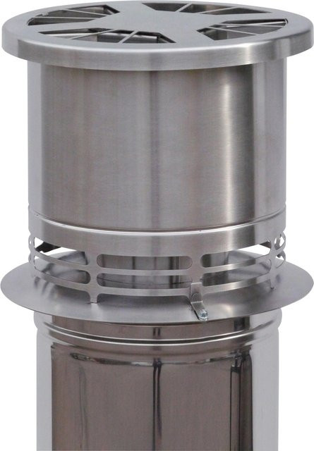 Aduro Rauchsauger Draft Optimizer aus Stahl in Silber, B/T/H: 46 x 32 x 32 cm - Bild 1