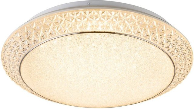 Globo LED-Deckenleuchte Ronja CCT Weiß, dimmbar mit Fernbedienung, rund, H: 10 cm, B/D: 41 x 41 cm - Bild 1