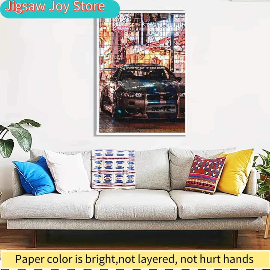 Rastar Nissan Skyline GT-R (R34) Papier-Puzzle, bunt - Bild 4