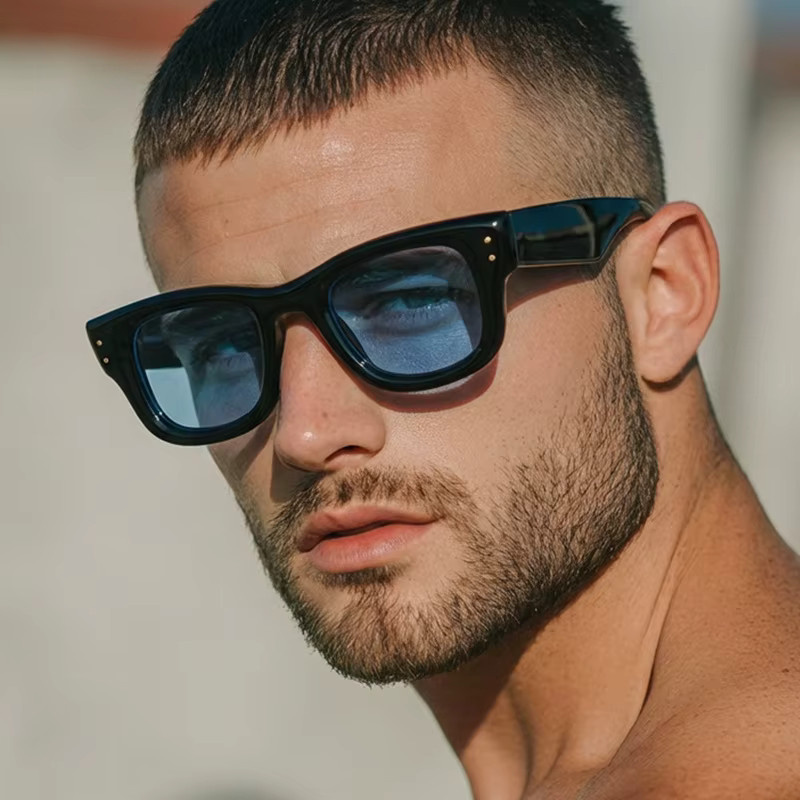 JNPCXI Sonnenbrille, quadratisch, Vollrand, Schwarz, Unisex, Kunststoff - Bild 3