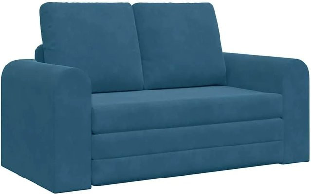 vidaXL Schlafsofa aus Samt in Blau für dein Wohnzimmer - Bild 1