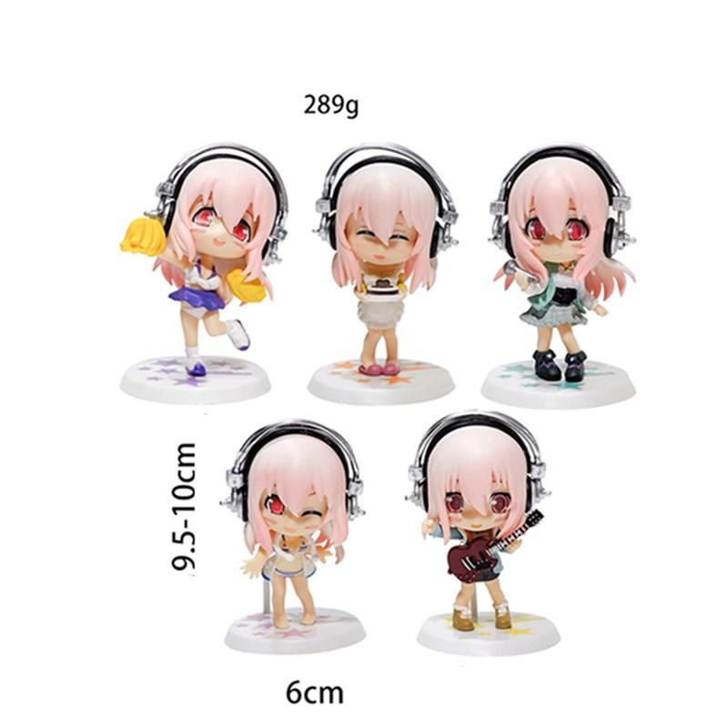 Yiran toy 1 Super Sonico Figur Badeanzug Q Version 10cm - Bild 1