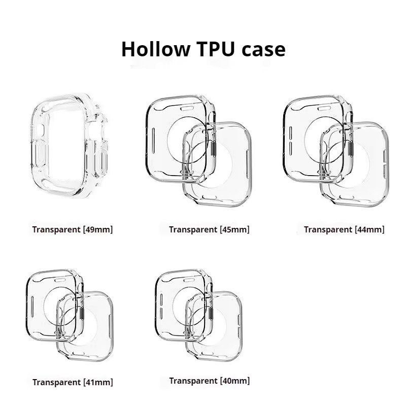Apple Silikonhülle für Apple Watch, transparent, Unisex - Bild 5