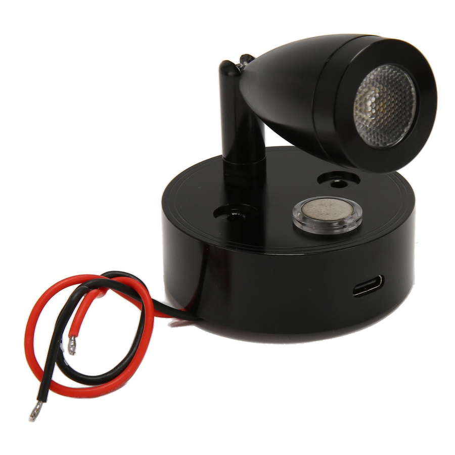 TOMTOP JMS LED-Innenbeleuchtung für Campingfahrzeuge mit USB-Ladeanschluss und dimmbarer Touch-Steuerung aus Aluminium - Bild 3