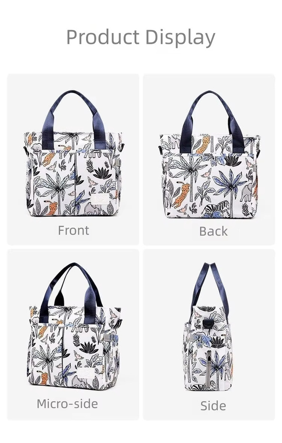 Wasserdichte Wickeltasche für Babys als Organizer und Umhängetasche in Multicolour - Bild 2