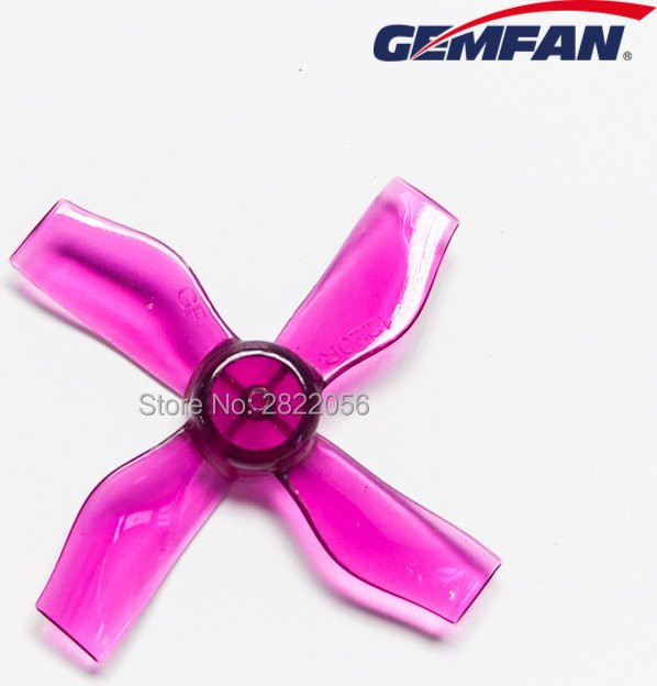 Gemfan 1220 4-Blatt Propeller Set für bürstenlose Motoren, 8 Stück (4 Paar), Blau und Pink, Welle: 1 mm, Durchmesser: 31 mm - Bild 1