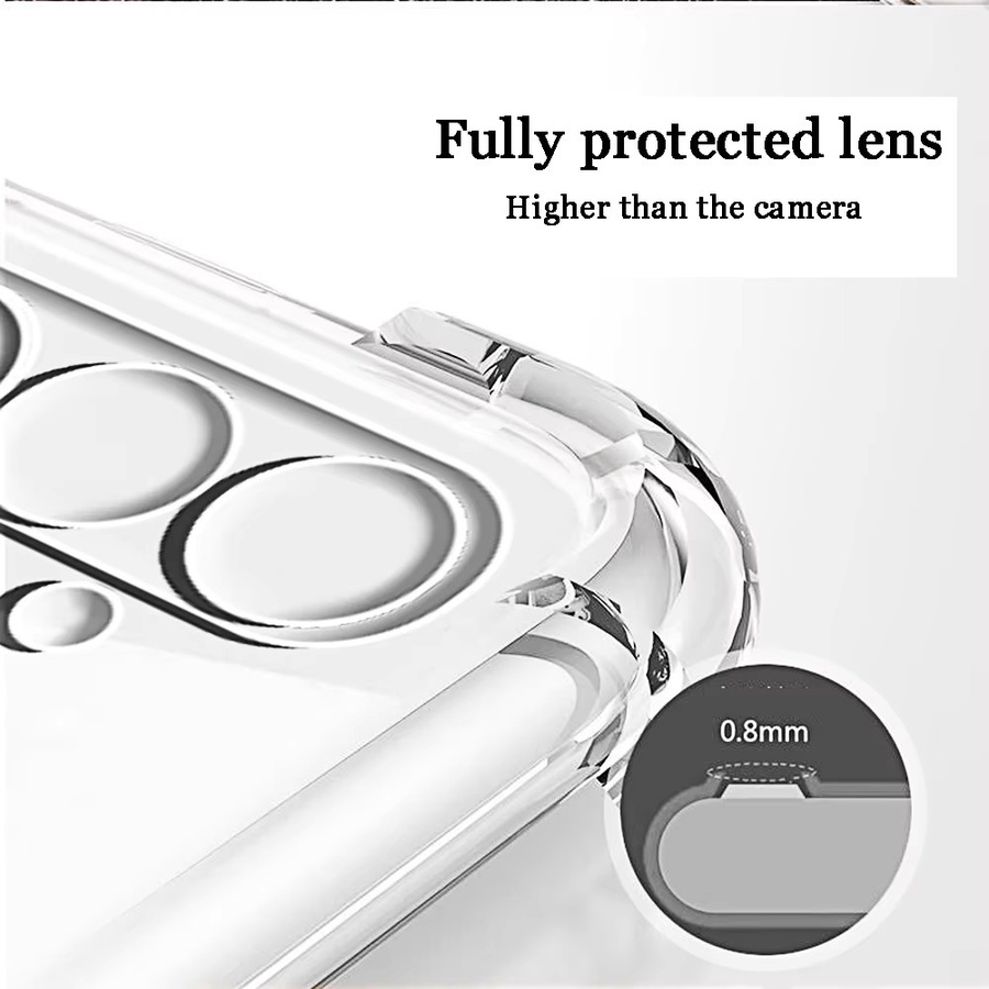 Transparente TPU Handyhülle für Samsung Galaxy A16 5G 4G A15 A25 A35 A55 A54 A34 A24 A14 Stoßfeste Schutzhülle - Bild 4