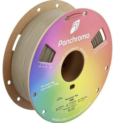 Polymaker CA19025 Panchroma PLA Highspeed Filament 1.75mm, 1000g, Braun/Beige - Bild 1