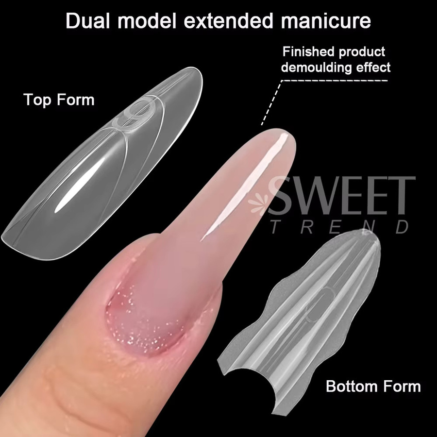SWEET TREND Dual Nail Forms, 180 Stück, 15 Größen, Nagelverlängerung - Bild 2