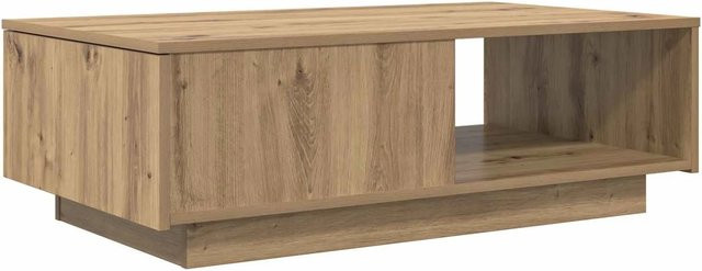 vidaXL Couchtisch Artisan-Eiche in Braun, moderner Couchtisch aus Holzwerkstoff, B/T/H: 95 x 55 x 31 cm - Bild 1