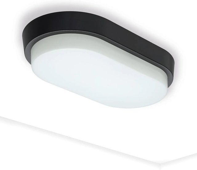 Oktaplex Lumi LED Außenlampe mit Bewegungssensor, IP65, 10W, Warmweiß 3000K, Anthrazit - Bild 1