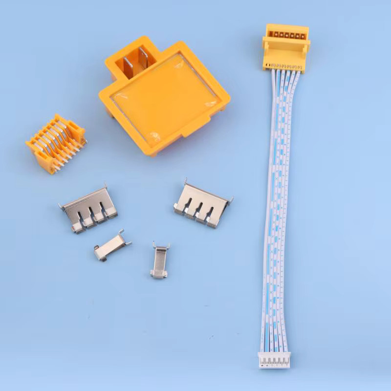JETTING Ladegerät Anschlusskabel und Akkuhalterung mit PCB BMS Schutzplatine für BL1850 BL1830 in Gelb - Bild 2