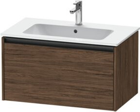 Duravit Waschtischunterschrank Ketho.2 in Nussbaum dunkel, wandhängend, B/T: 81 x 48 cm - Bild 1