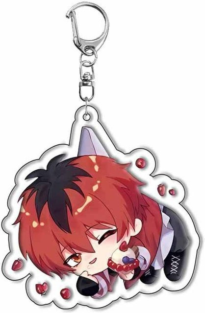 YIRAN Jewelry Schlüsselanhänger Acryl, Anime, 55mm, gray, Unisex - Bild 1