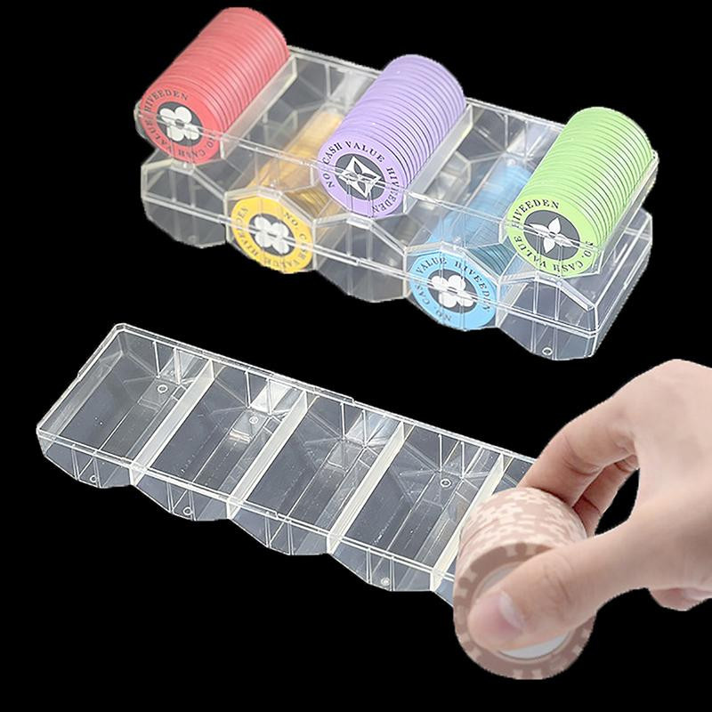 Coiled Dragons Poker Chips Box Acryl Transparent mit Abdeckungen - Bild 7