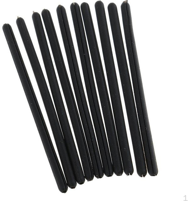 Brillenhülsenhalter Silikon, Anti-Rutsch-Ohrpolster, Black, 10 Stück - Bild 1
