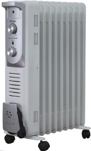 Fakir Ölradiator trend OR-09 in Weiß mit Thermostat und Kippschutz - Bild 1