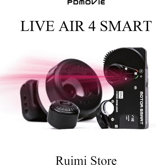 PDMOVIE LIVE AIR 4 Smart Autofokus-Motor mit LiDAR-Technologie in Schwarz - Bild 1