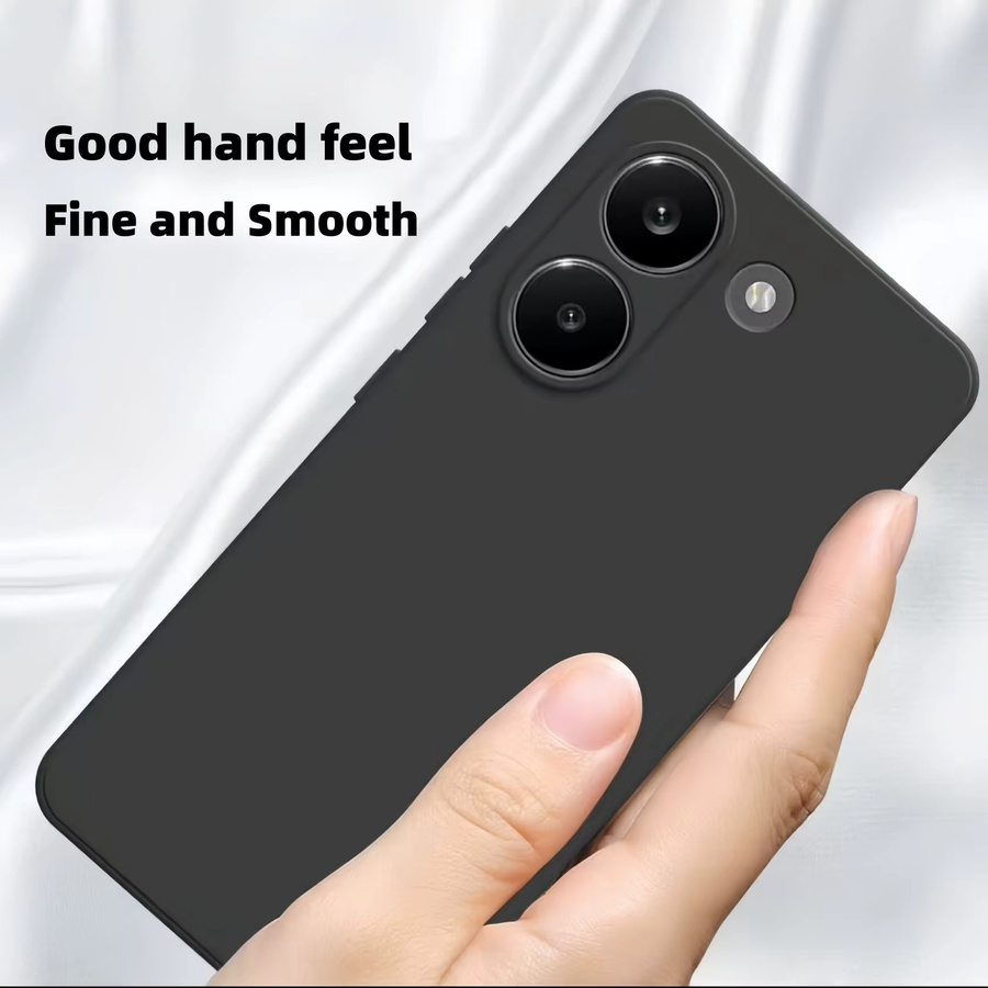 Stoßfeste Schutzhülle aus flüssigem Silikon für Xiaomi Redmi A5 in Blau, Höhe: 171 mm - Bild 4