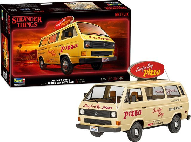 Revell Stranger Things Argyle’s VWT3 Surfer Boy Pizza, Automodell Bausatz, 1:25, ab 14 Jahren - Bild 3