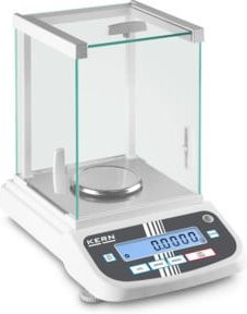 Kern Analysewaage ADJ 100-4 in Weiß, Wägebereich max. 120g, Ablesbarkeit 0,0001g, netzbetrieben - Bild 1